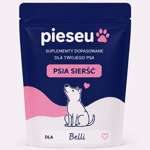 Opakowanie pieseu Psia Sierść